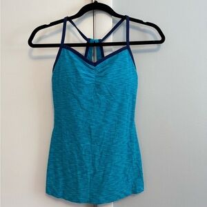 Blue Strappy Women's Top